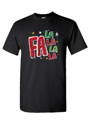 Fa La La Tee in Dark Heather by Couture Tee Company