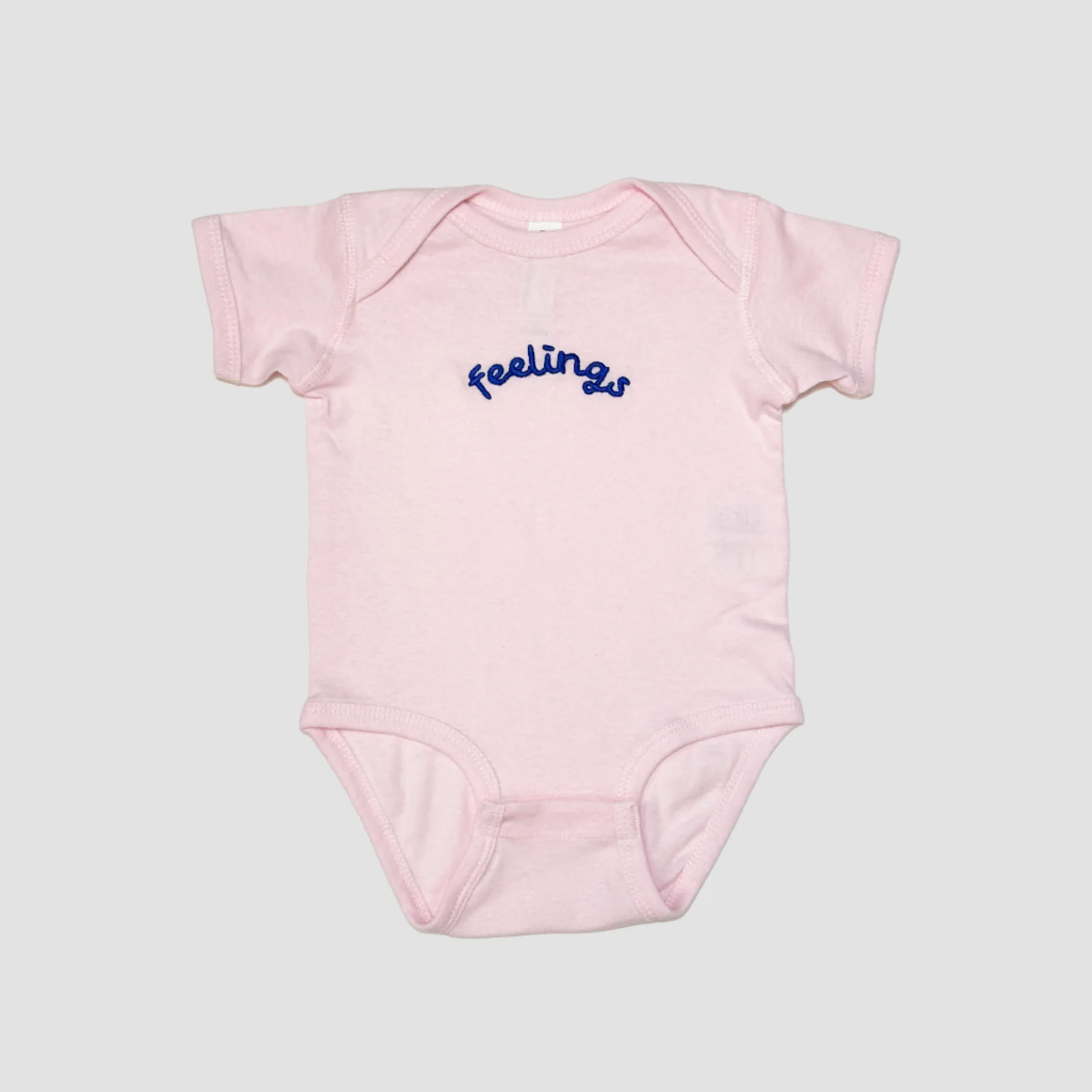 'feelings' Onesie - Pink