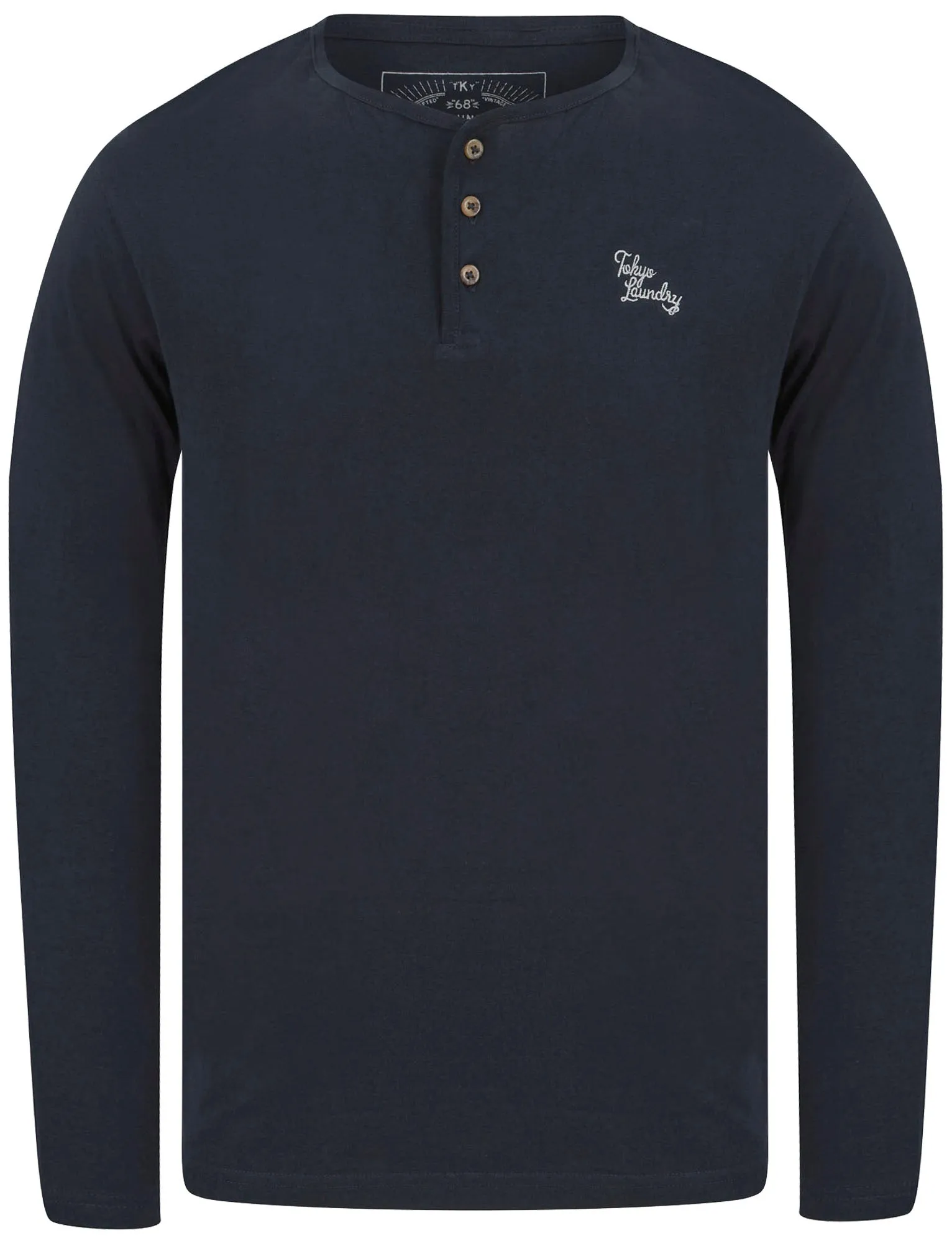 Field 2pc Long Sleeve Cotton Checked Lounge Set in Sky Captain Navy - Tokyo Laundry