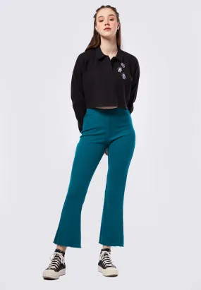 Flare Rib Pants