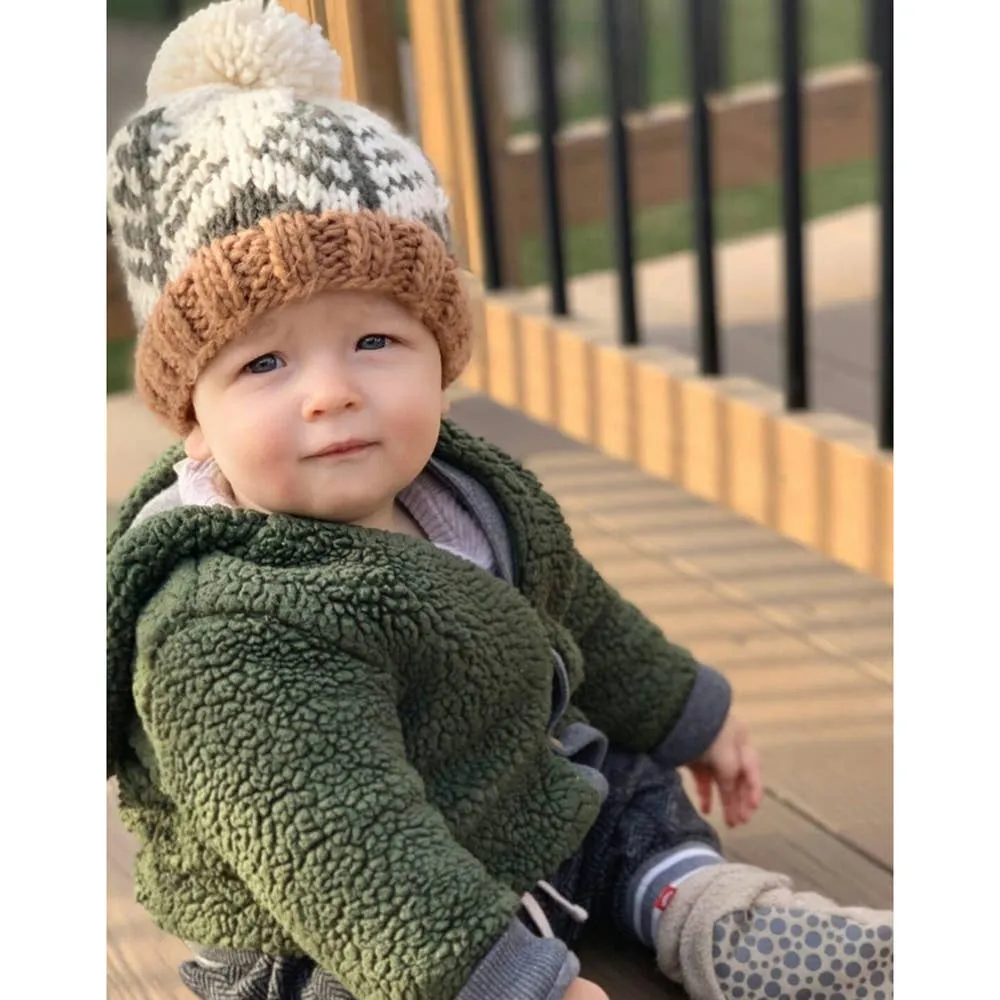 Forest Knit Beanie Hat Baby & Kids - SALE