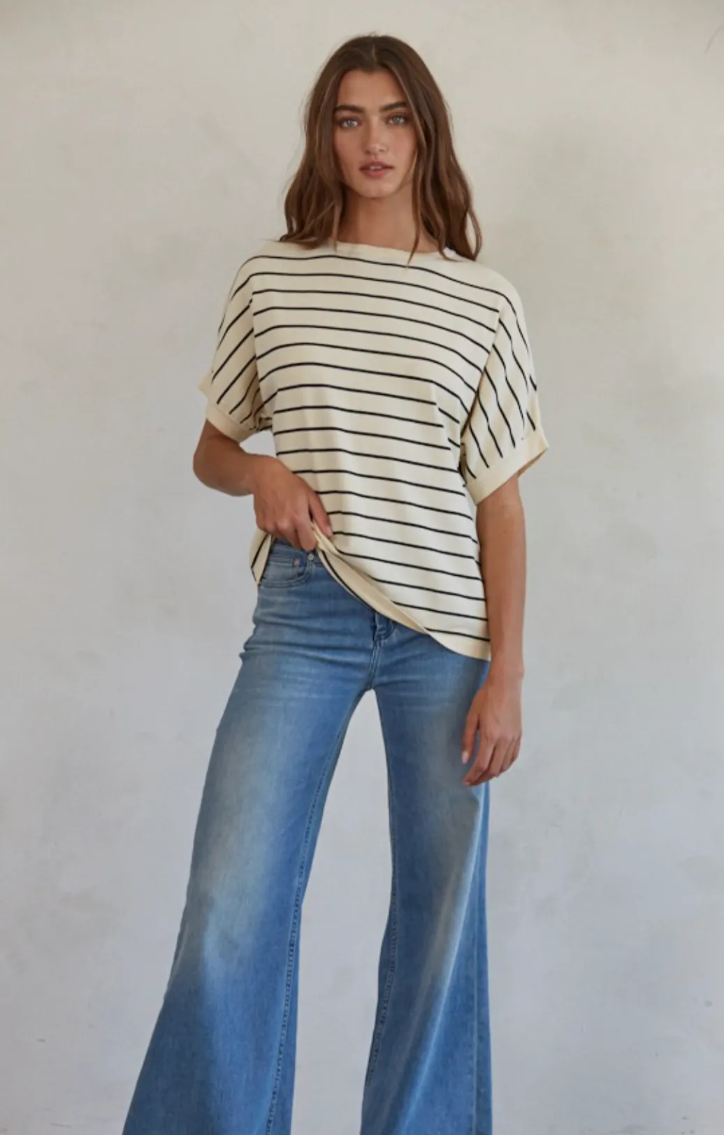 Francie Striped Top