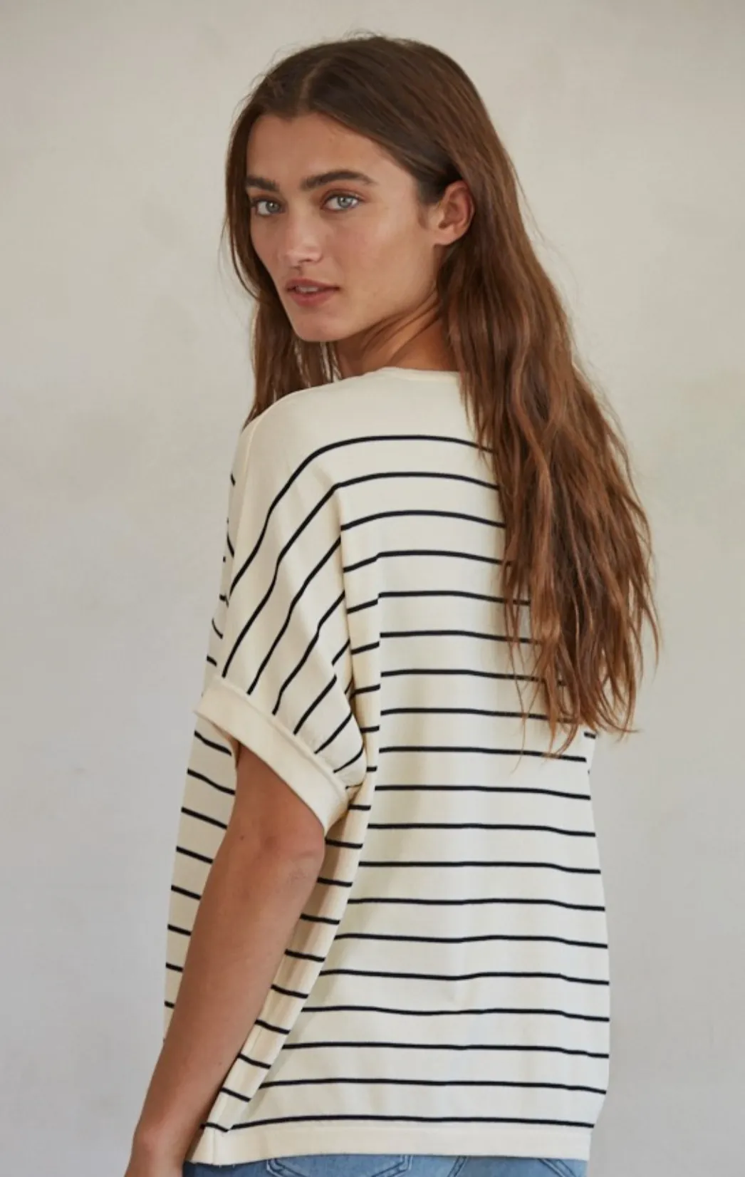 Francie Striped Top