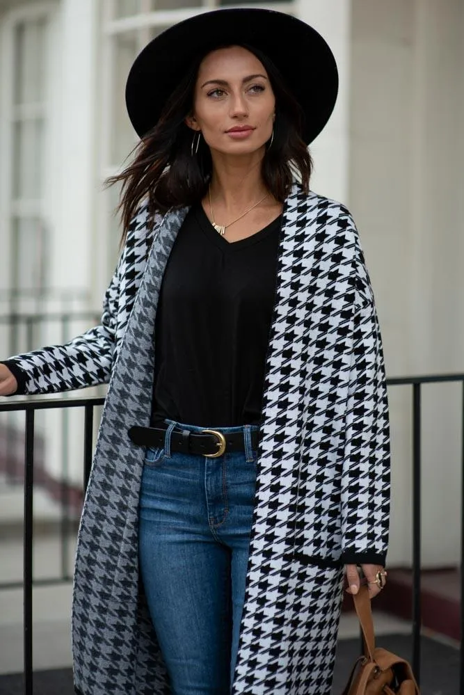 Francis Houndstooth Cardigan - FINAL SALE