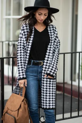 Francis Houndstooth Cardigan - FINAL SALE