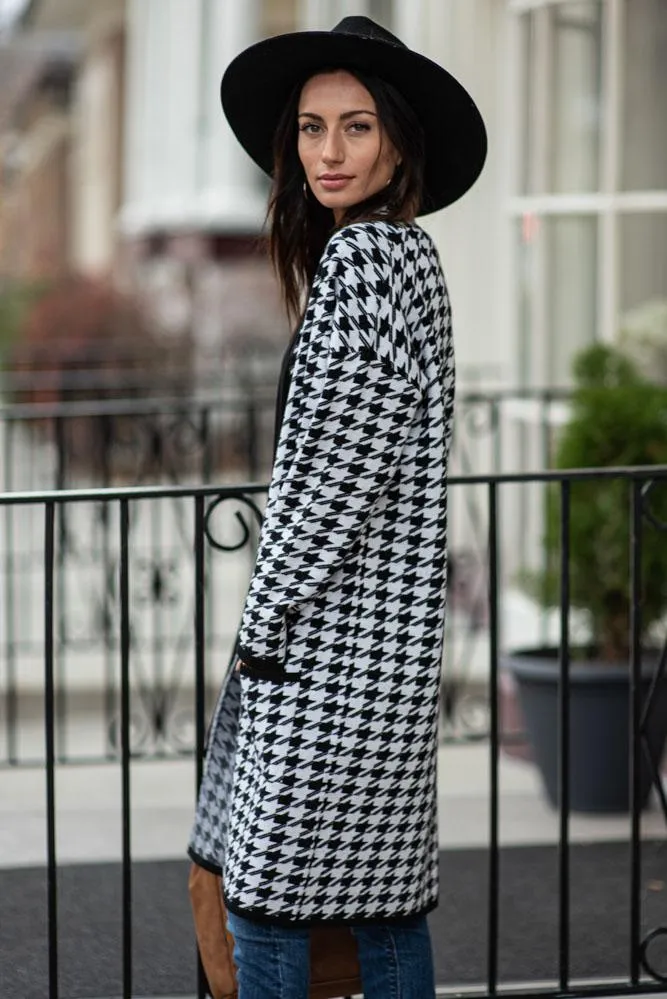 Francis Houndstooth Cardigan - FINAL SALE