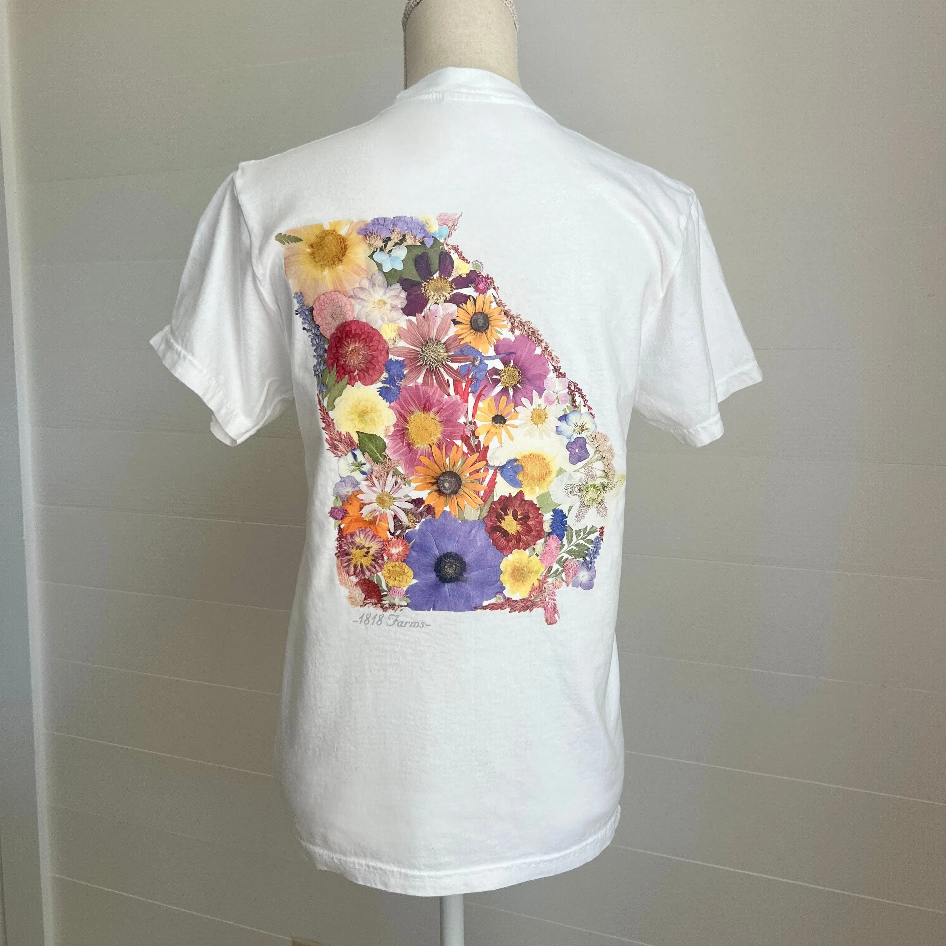 Georgia Themed Comfort Colors Tshirt - "Where I Bloom" Collection