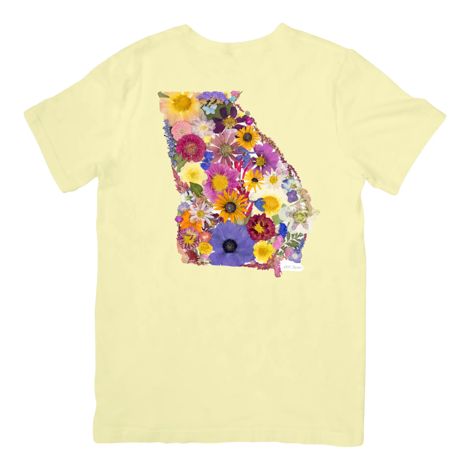 Georgia Themed Comfort Colors Tshirt - "Where I Bloom" Collection