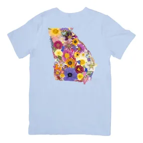 Georgia Themed Comfort Colors Tshirt - "Where I Bloom" Collection