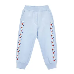 Girls Blue Cherry Joggers