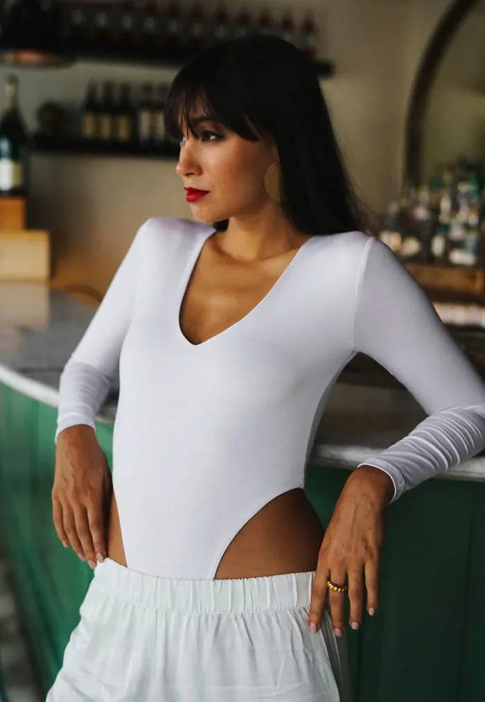 HÁI High Thigh Long Sleeve Bodysuit