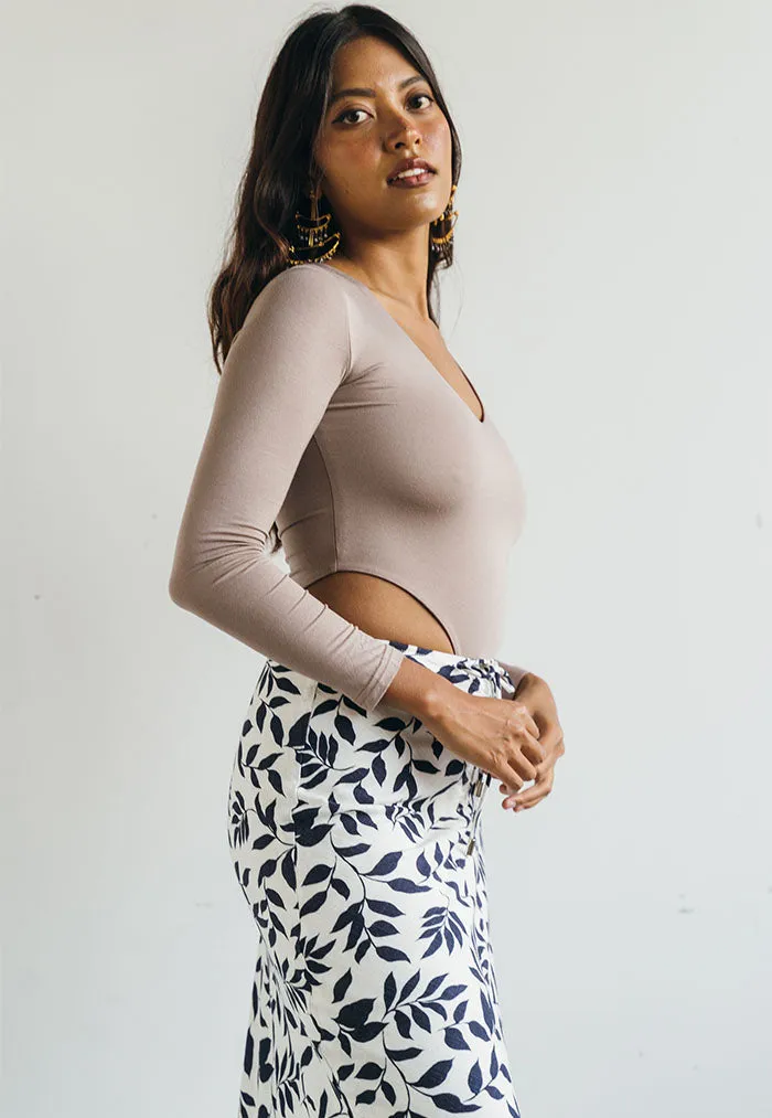 HÁI High Thigh Long Sleeve Bodysuit
