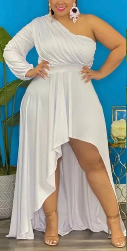 High Low Bodywork Dress