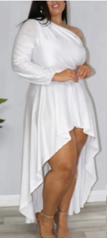 High Low Bodywork Dress