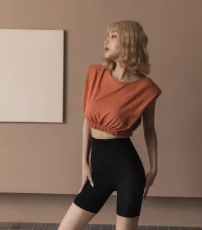 High Waist Abdomen and Hips Lifting Seamless Pants Black