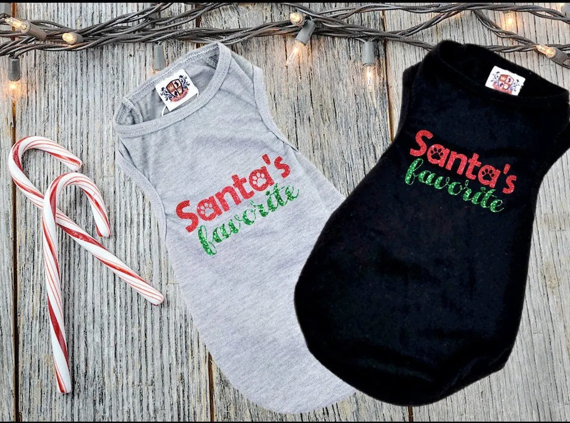 Holiday Dog Shirt | Santa's Favorite