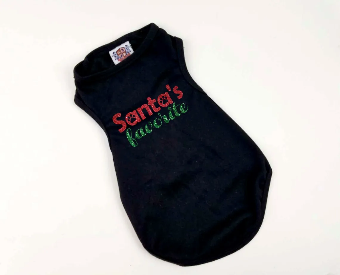 Holiday Dog Shirt | Santa's Favorite