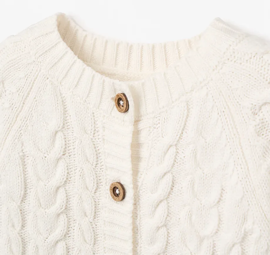 Horseshoe Cable Knit Sweater