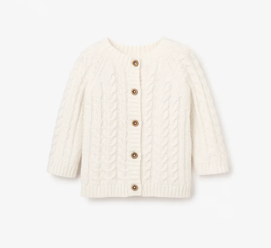 Horseshoe Cable Knit Sweater