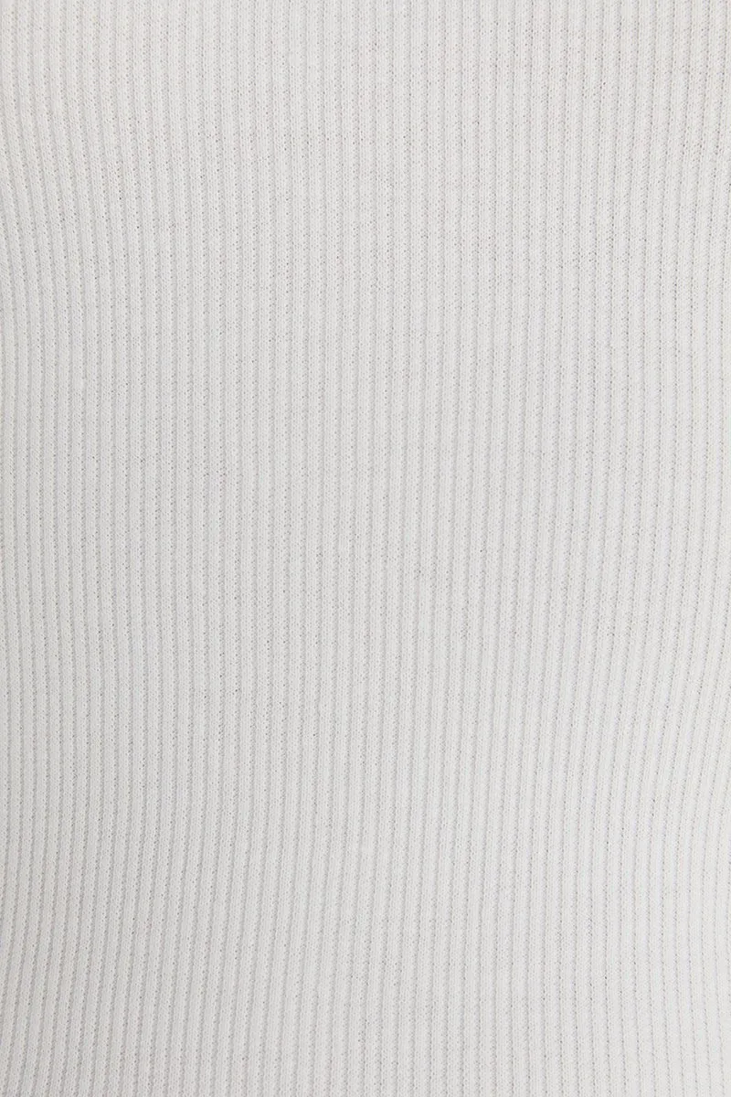 ICONIC WHITE KNIT TOP