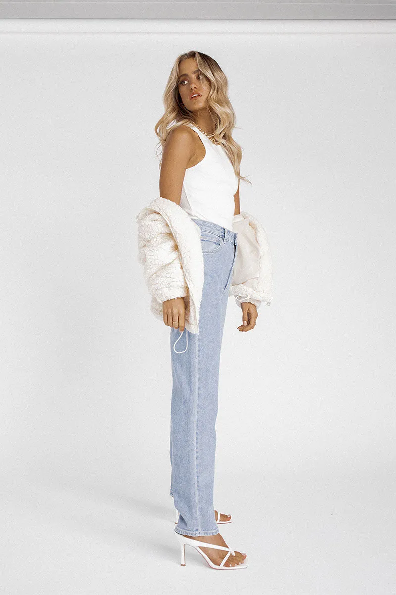 ICONIC WHITE KNIT TOP