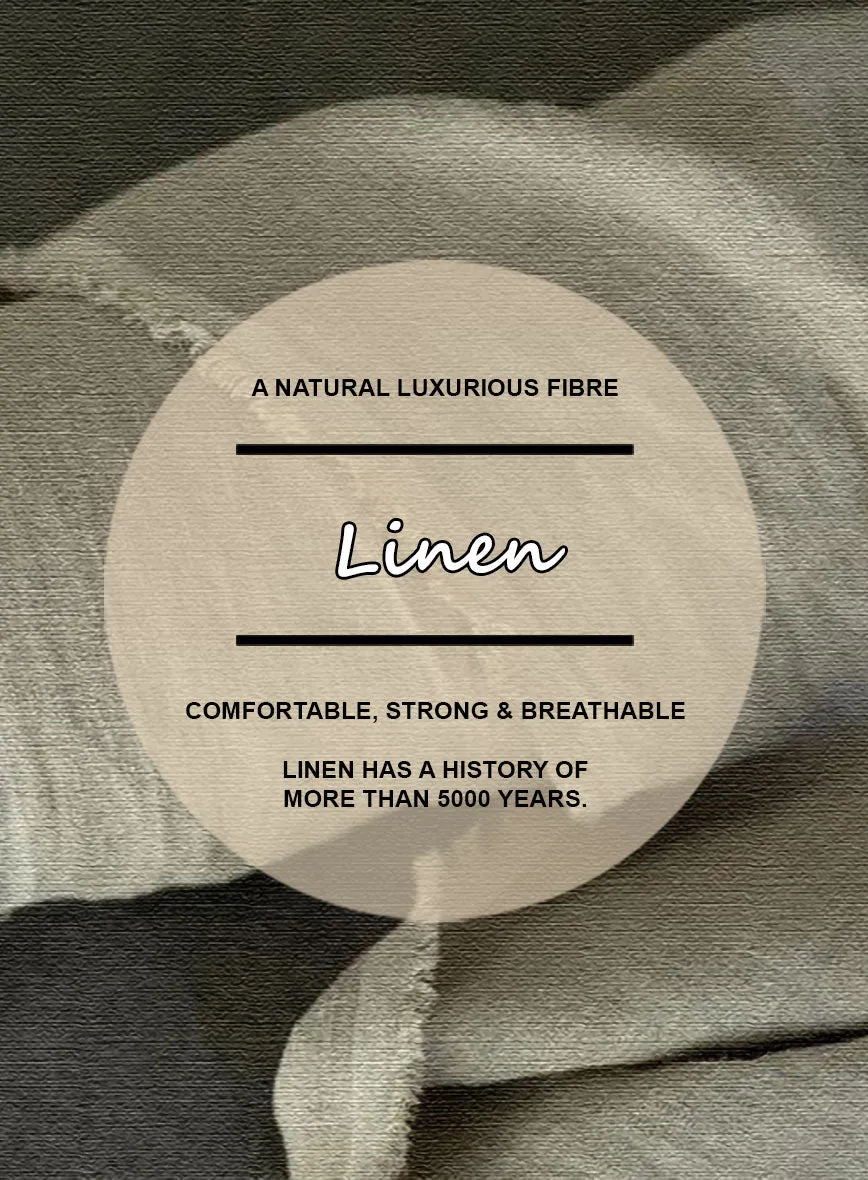 Indigo Blue Linen Highland Trousers