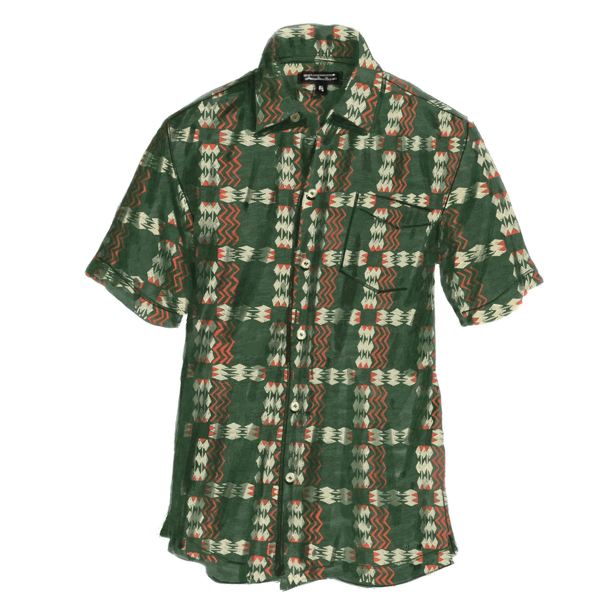 Indonesian Batik Shirt