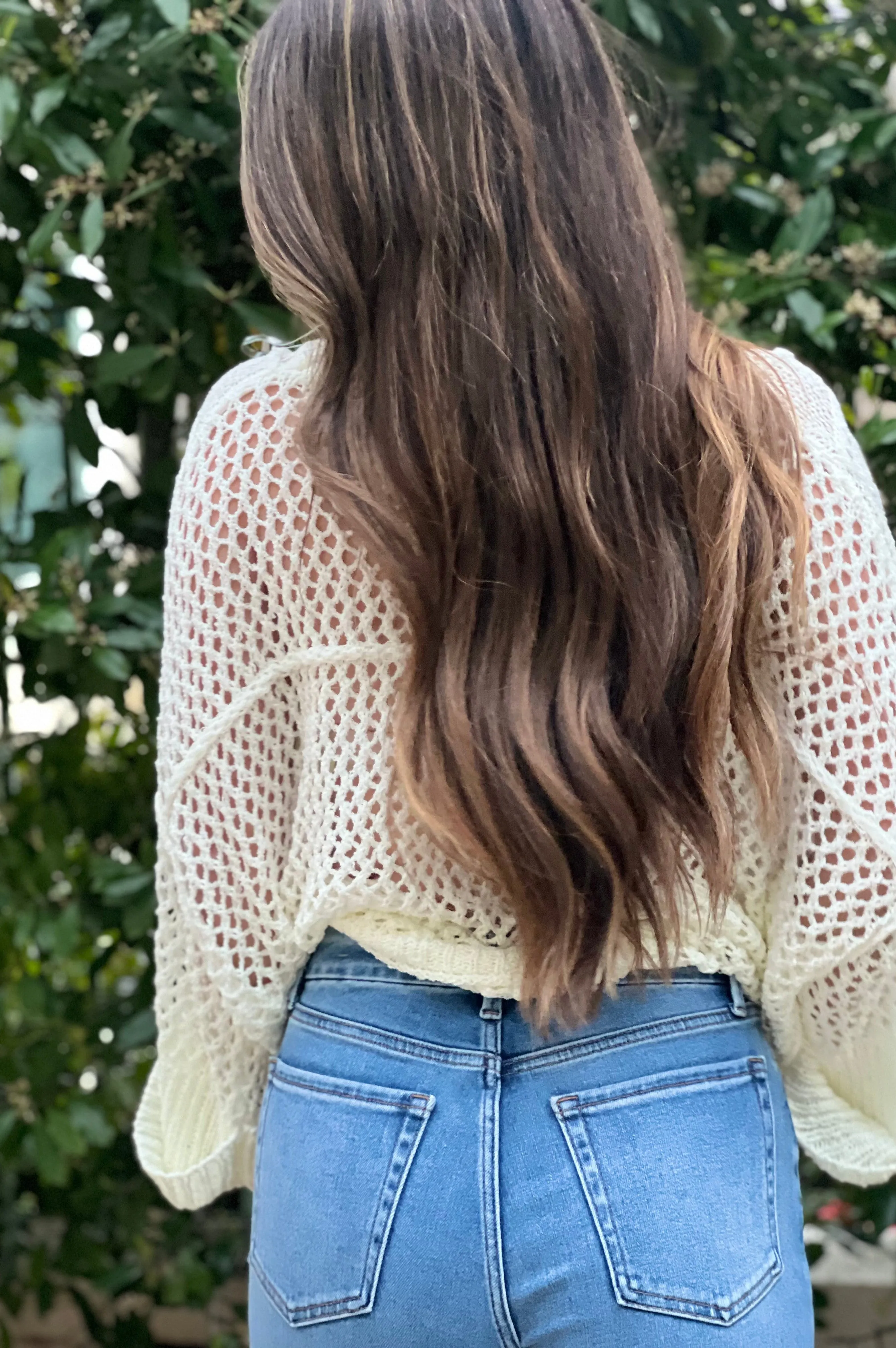 Ivory Breeze Crochet Top