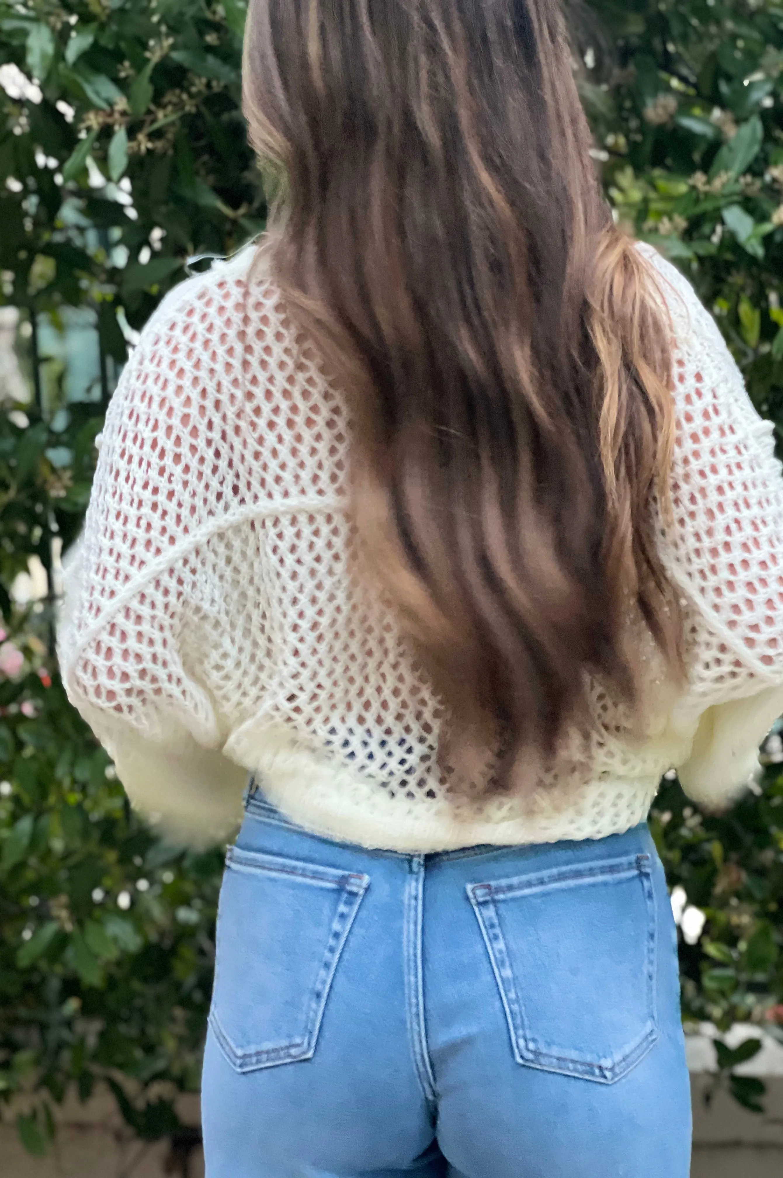 Ivory Breeze Crochet Top