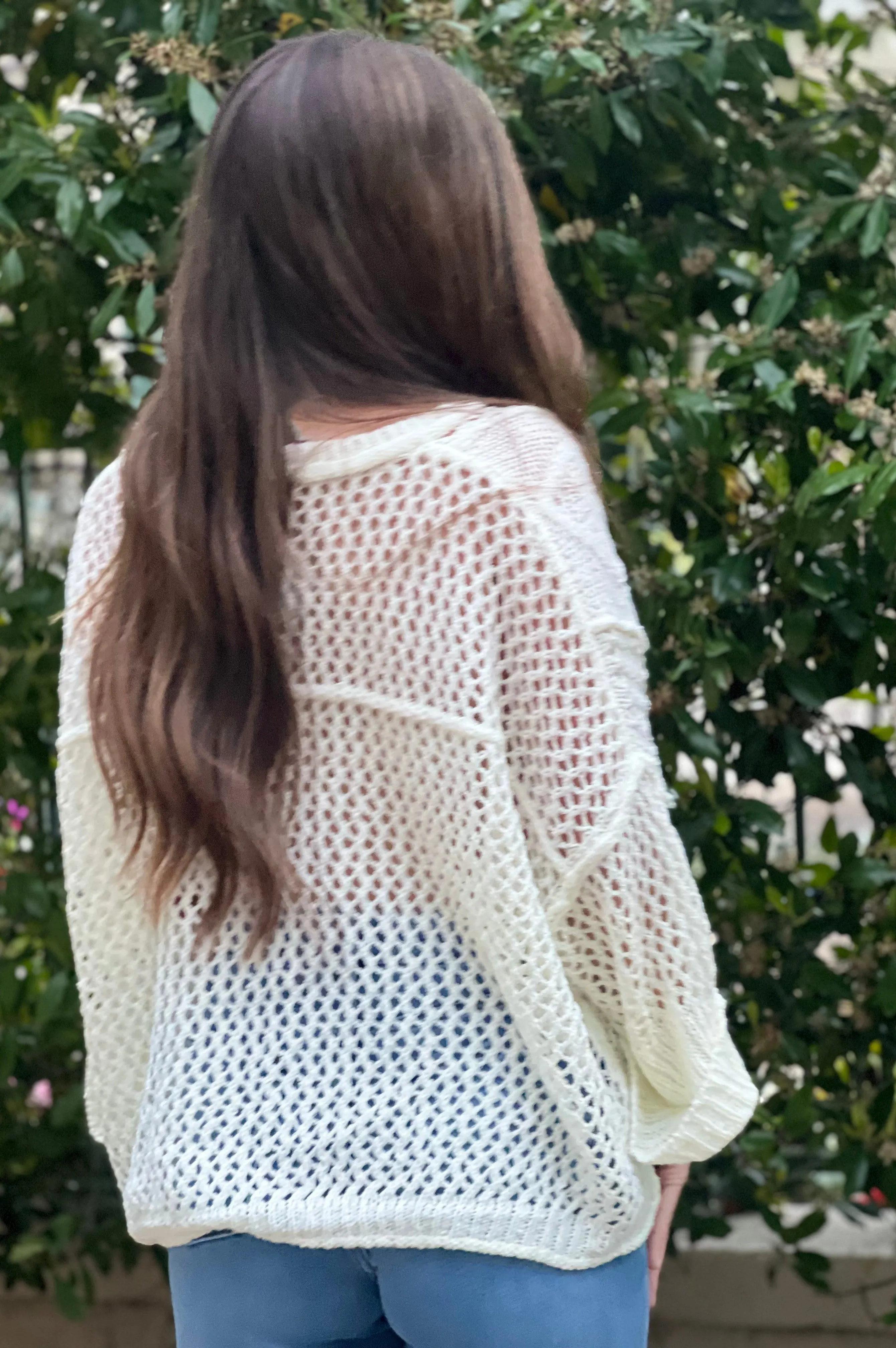 Ivory Breeze Crochet Top