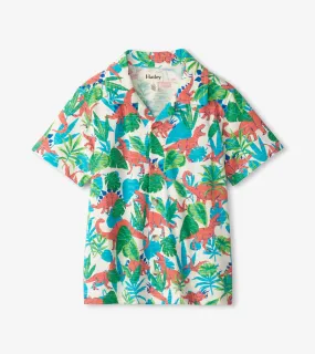 Jungle Dino Collar Tee