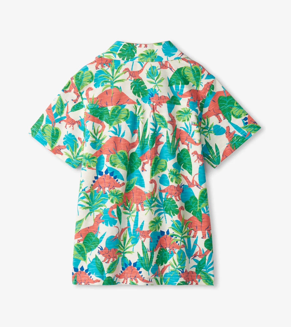 Jungle Dino Collar Tee