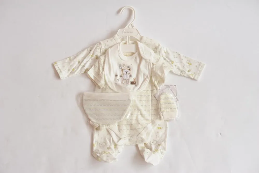 Just Too Cute Bear Baby Boys Essential 5 Piece Set