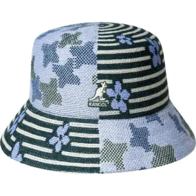 Kangol Nature Flip Acrylic Knit Lahinch Bucket Hat - Iced Lilac/Pine