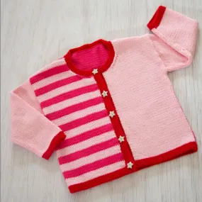 Kids Cardigan Knitting Pattern (K3030)