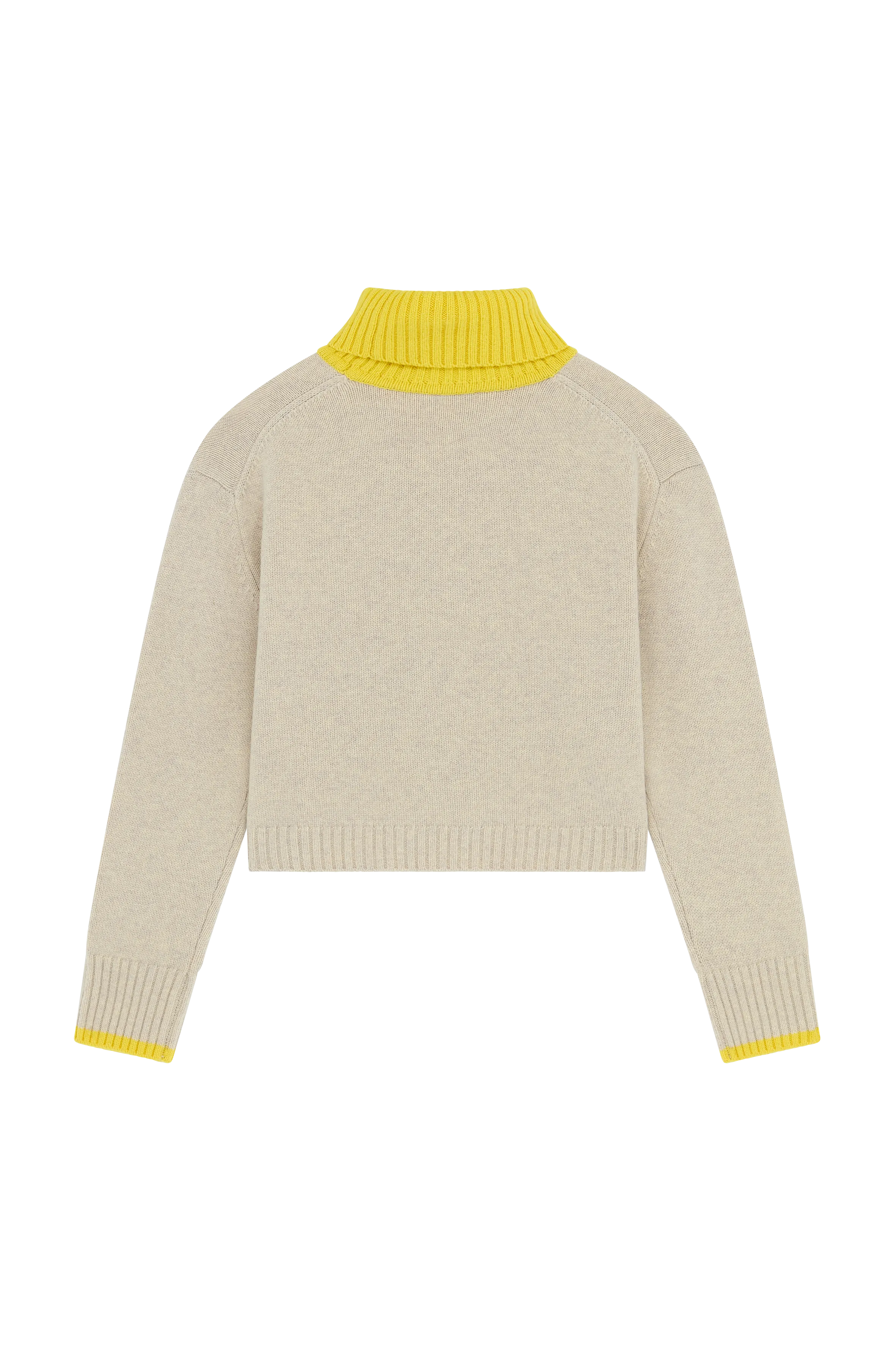 Knit With Embroidered Flower
