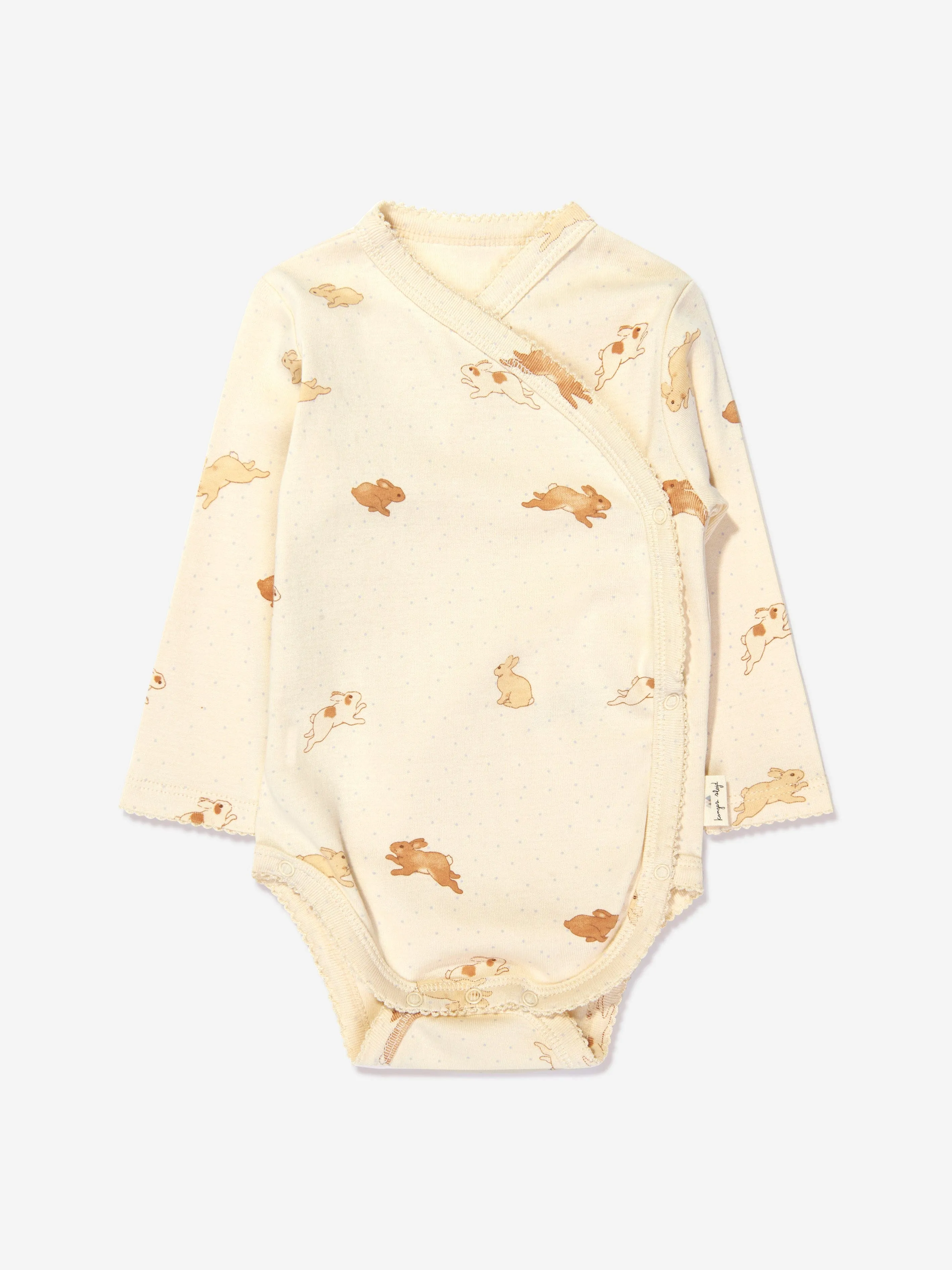 Konges Sløjd Baby Girls Organic Cotton Kitty Bodysuit Set (3 Pack)