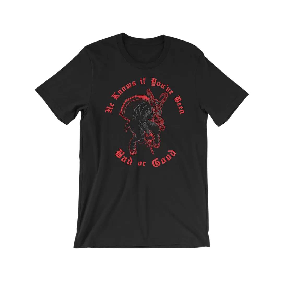 Krampus Holiday T-Shirt - Black