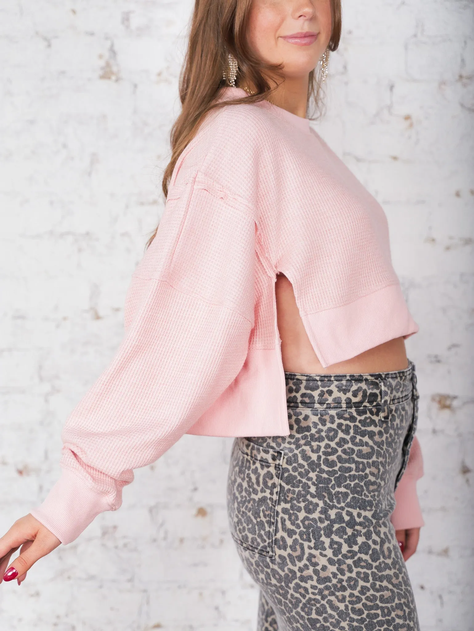 Lauren Waffle Knit Top