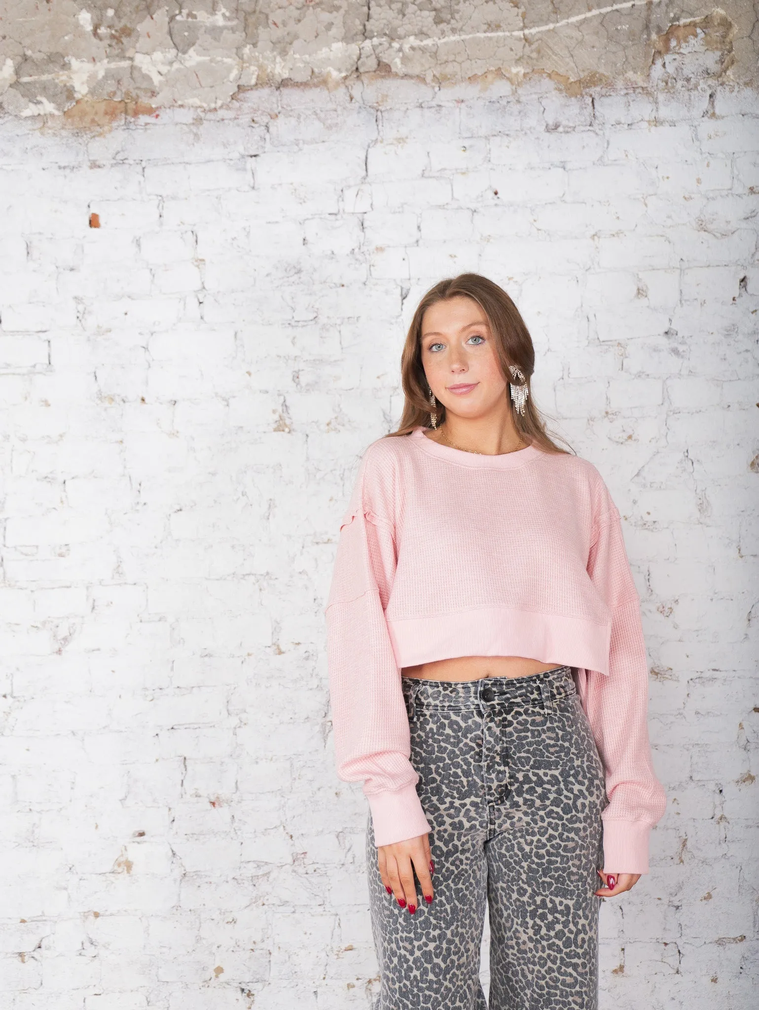 Lauren Waffle Knit Top
