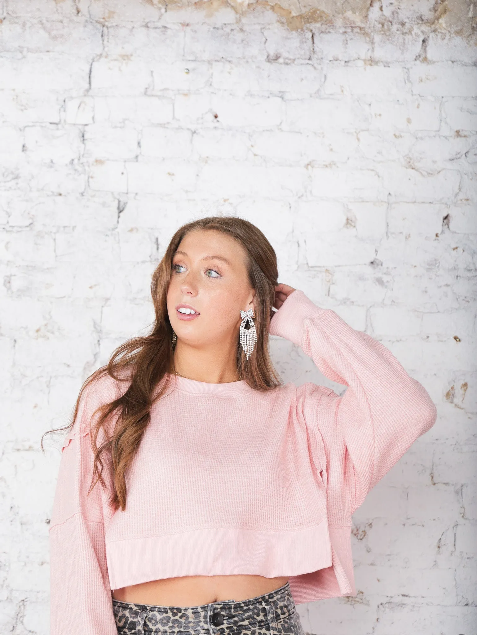 Lauren Waffle Knit Top