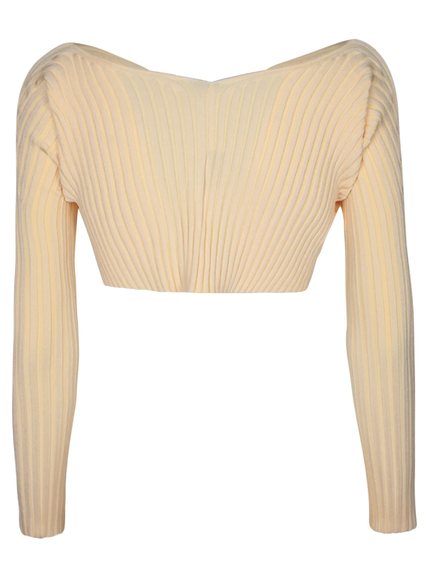 Le Maille Pralu yellow cardigan