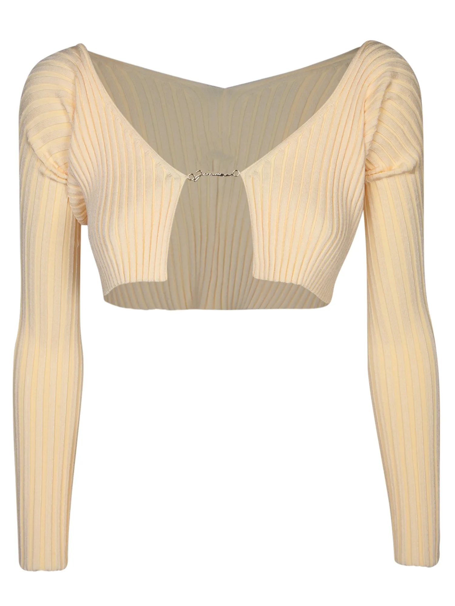 Le Maille Pralu yellow cardigan
