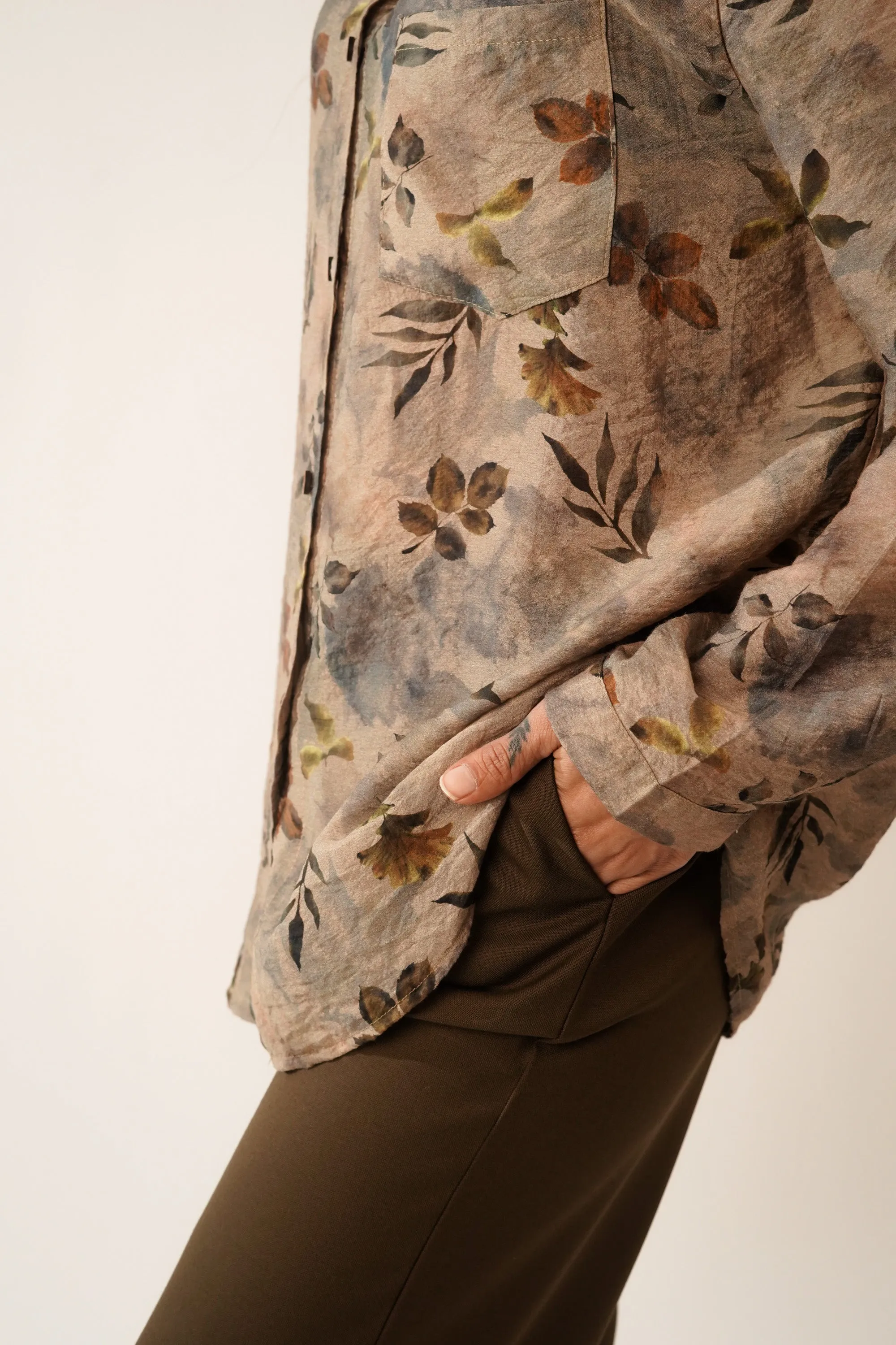 Leafy Breeze Summer Shirt