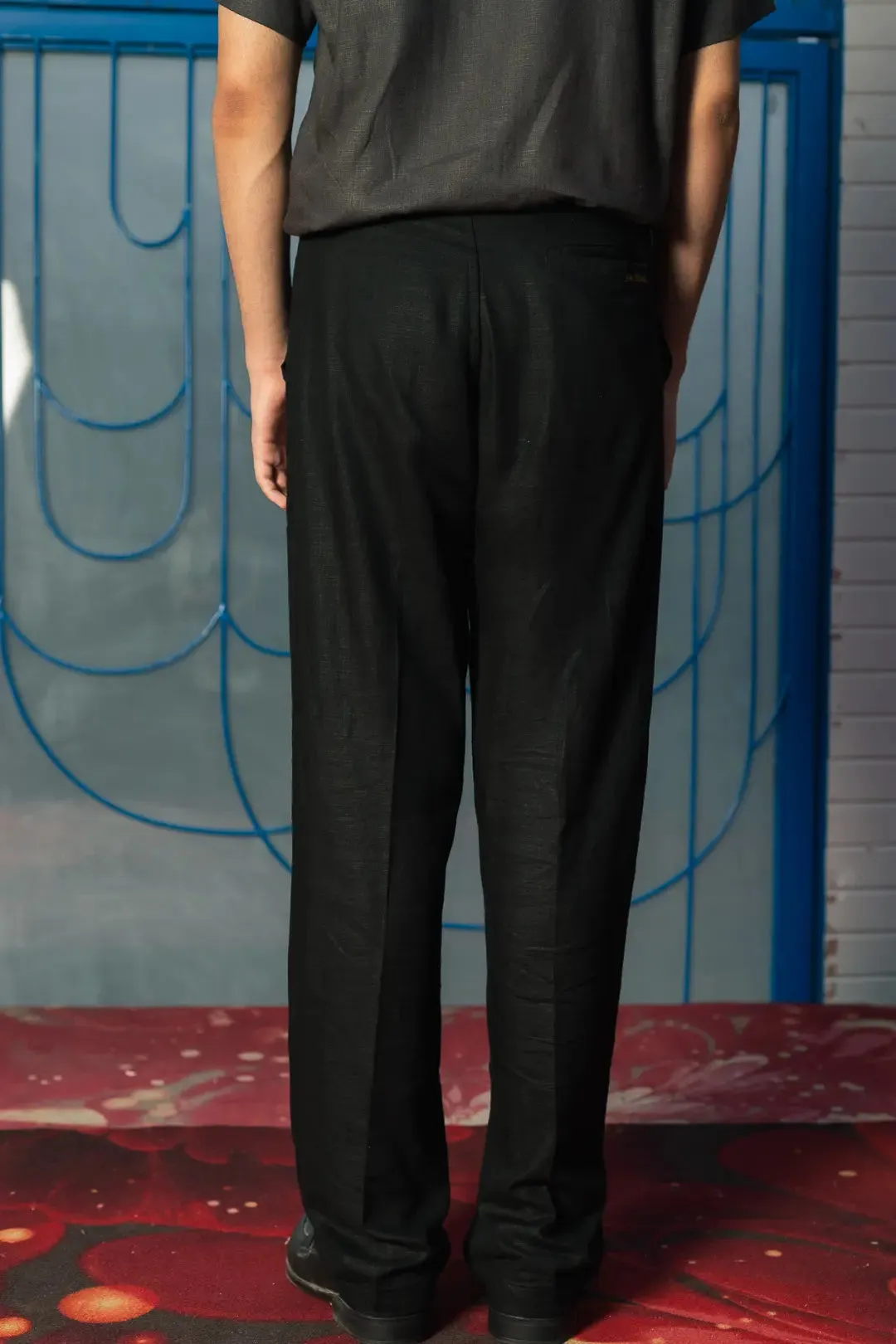 Linen High-Waist Korean Fit Pants
