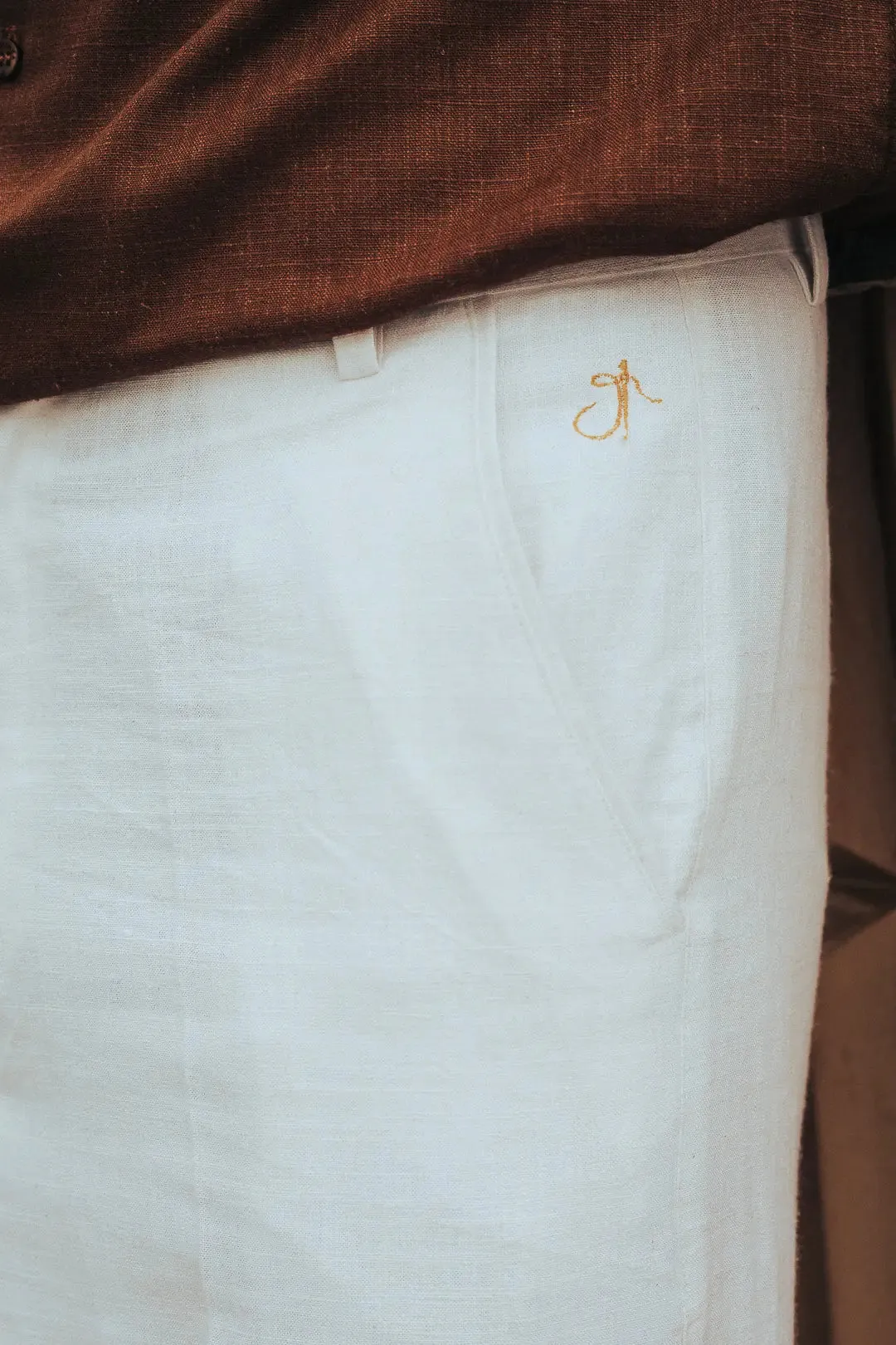 Linen High-Waist Korean Fit Pants