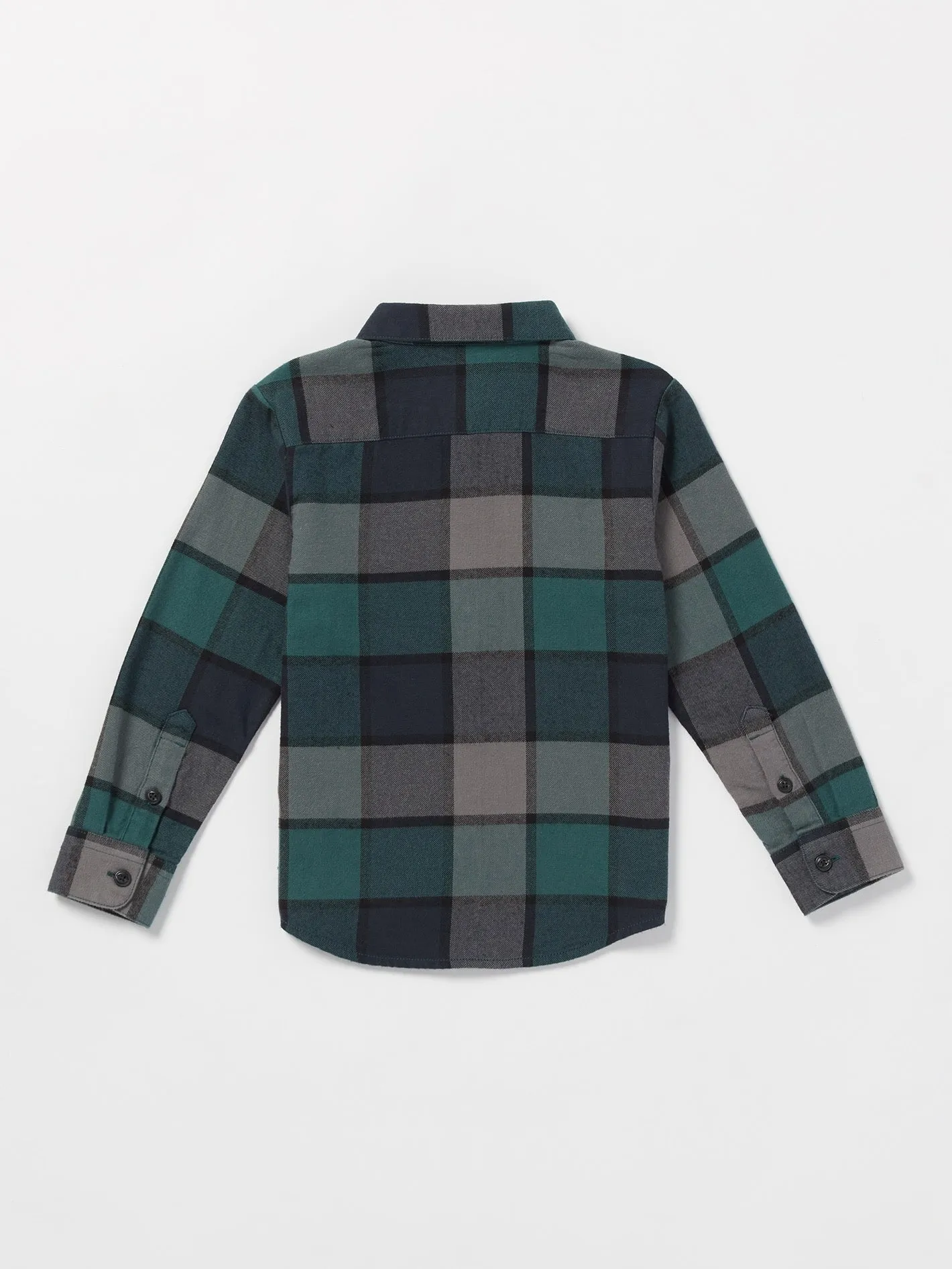 Little Boys Caden Plaid Flannel - Navy