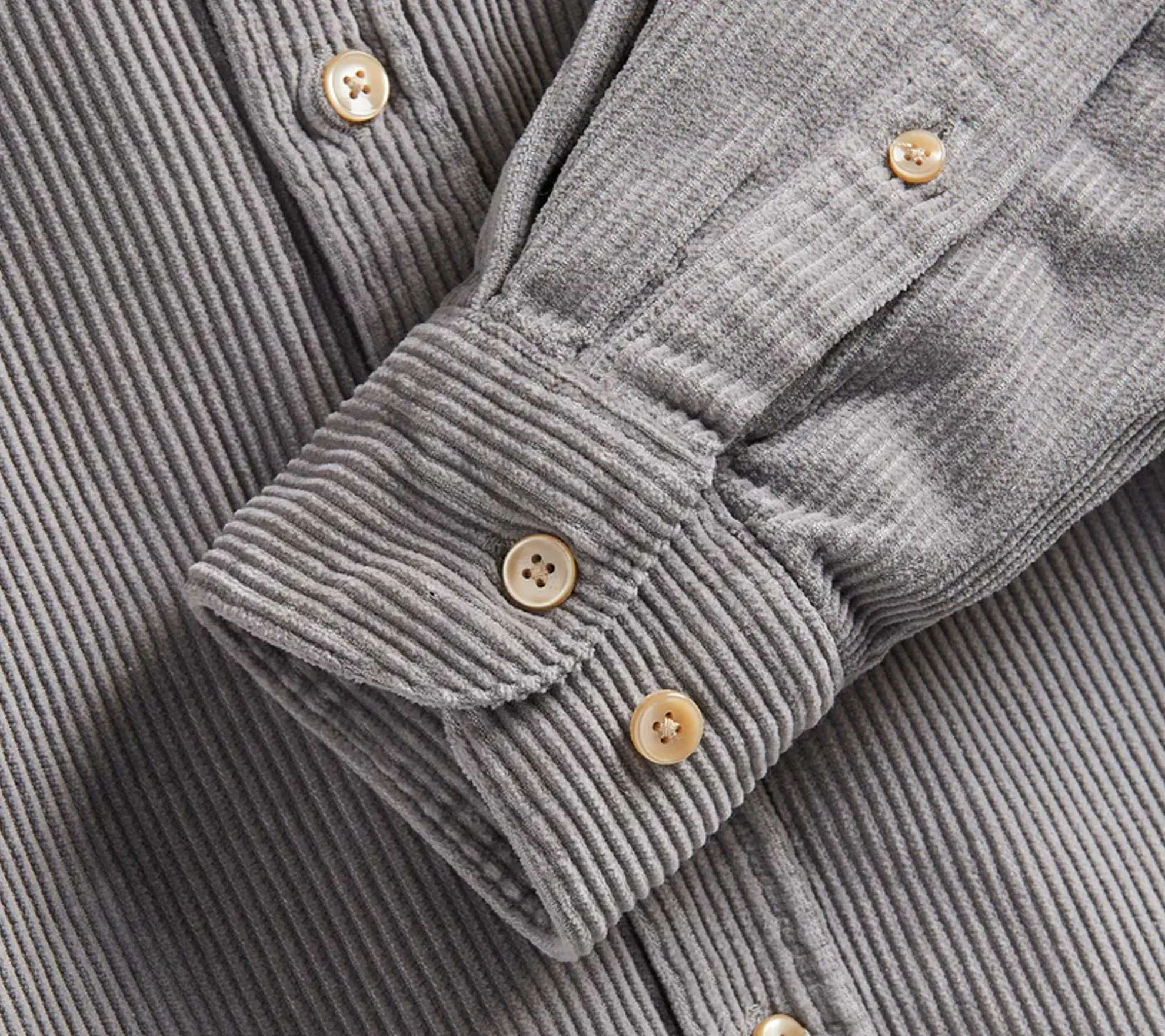 Lobo Corduroy Shirt | Grey