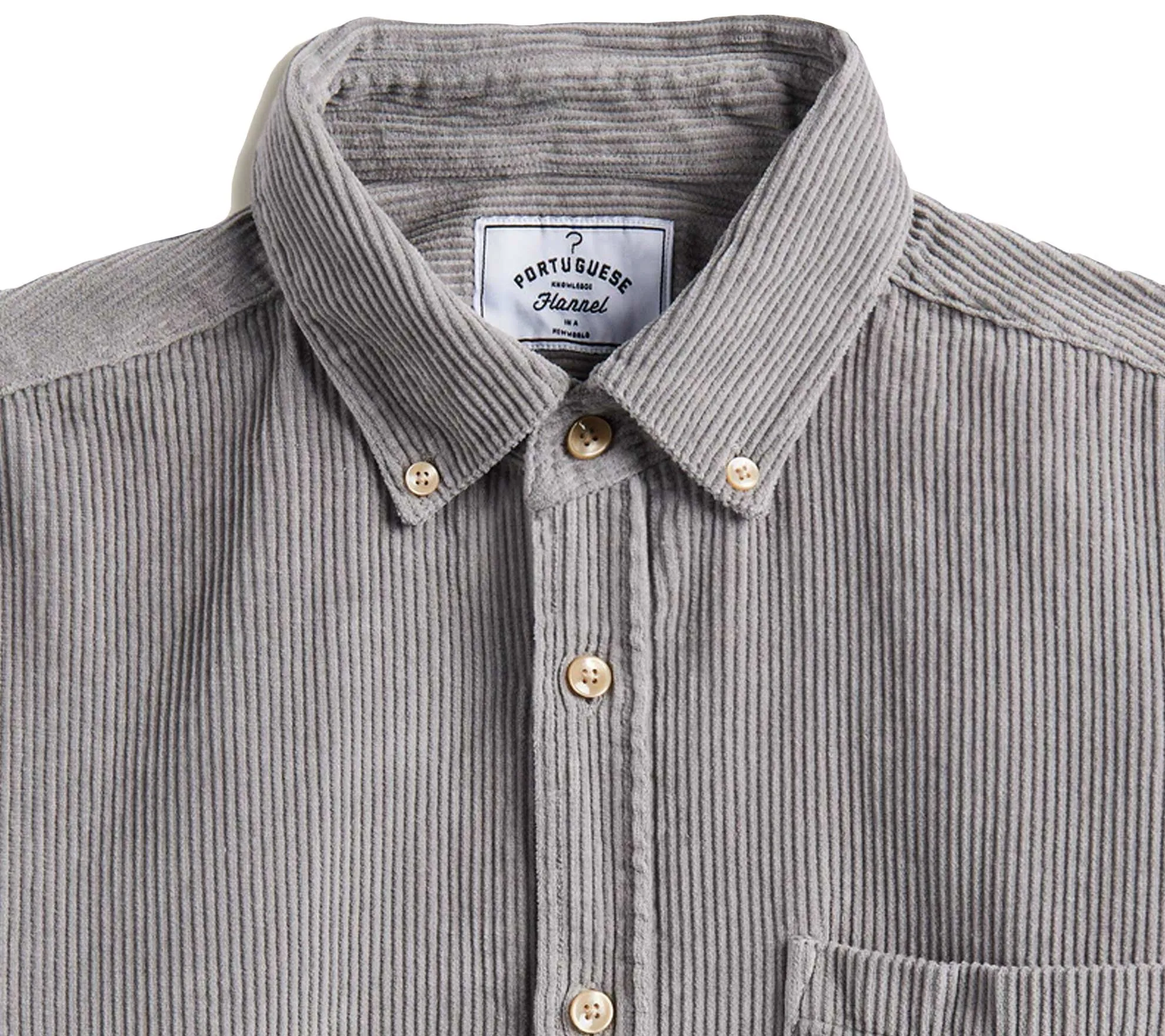 Lobo Corduroy Shirt | Grey