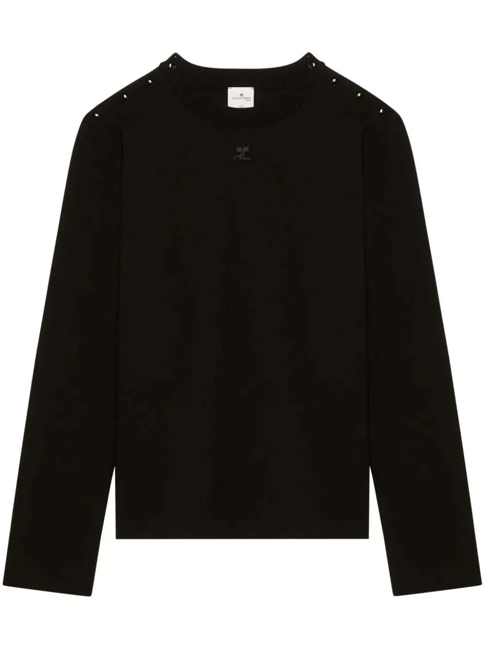 Logo-Patch Buttoned Jumper